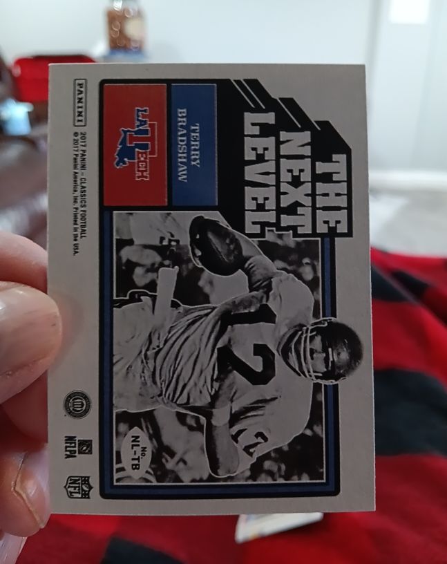 2017 Panini Classics The Next Level #NL-TB Terry Bradshaw — front