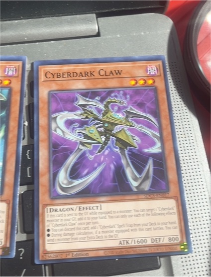 2008 Yu-Gi-Oh! LEDD-EN028 Cyberdark Claw — front