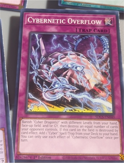 2020 Yu-Gi-Oh! SDCS-EN040 Cybernetic Overflow — front
