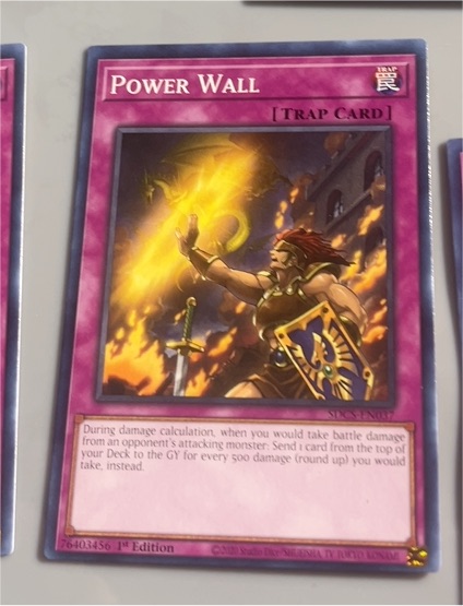 Power Wall PSV-001 Yu-Gi-Oh! — front