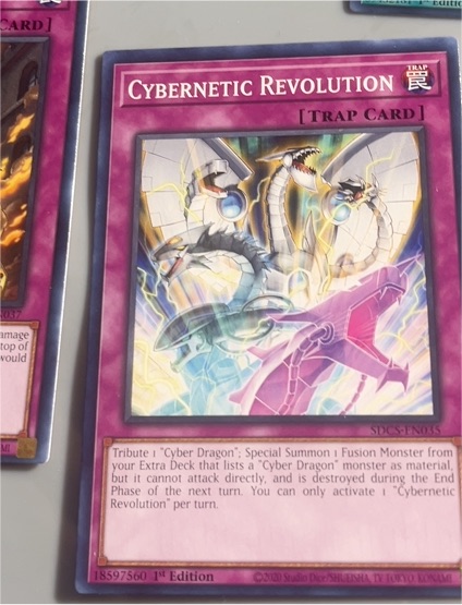 2020 Yu-Gi-Oh! Cybernetic Revolution SDCS-EN035 — front