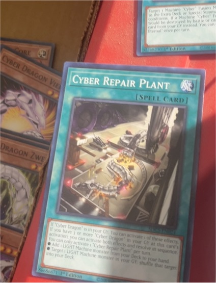Yu-Gi-Oh! 2005 SDCR-EN019 Cyber Repair Plant — front