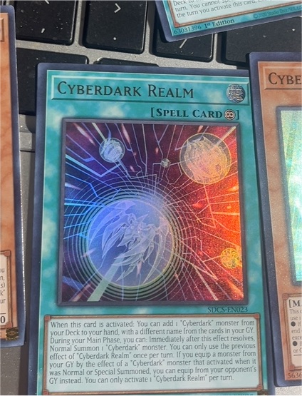 Yu-Gi-Oh! Cyberdark Realm SDCS-EN023 — front