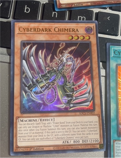 2020 Yu-Gi-Oh! SDCS-EN002 Cyberdark Chimera — front