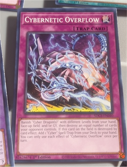 2020 Yu-Gi-Oh! SDCS-EN040 Cybernetic Overflow — front