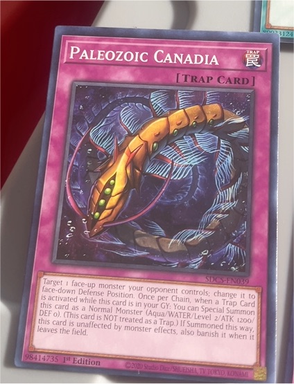 2020 Yu-Gi-Oh! SDCS-EN039 Paleozoic Canadia — front
