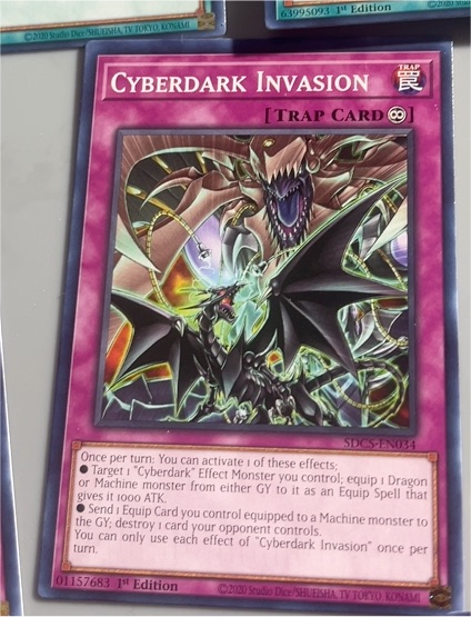 2010 Yu-Gi-Oh! Cyberdark Invasion SDCS-EN034 — front