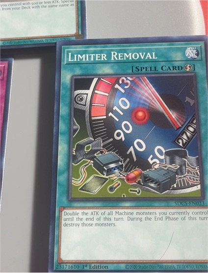 2020 Yu-Gi-Oh! SDCS-EN033 Limiter Removal — front
