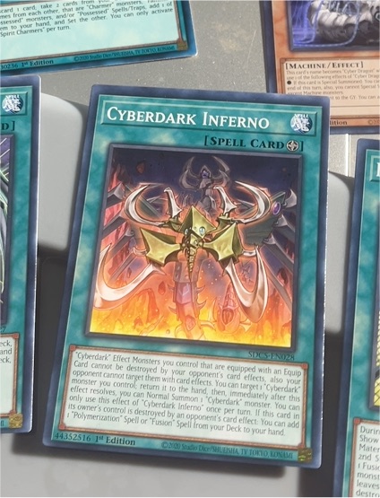 2020 Yu-Gi-Oh! SYAC-EN028 Cyberdark Inferno — front