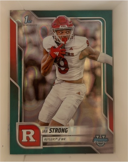 2025 Bowman University Chrome #119 Ian Strong — front