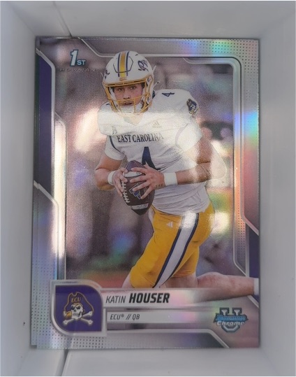 2025 Bowman University Chrome #161 Katin Houser — front