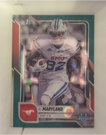 2025 Bowman Chrome University #153 RJ Maryland — front