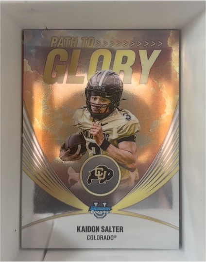 2025 Bowman Chrome University #PG-16 Kaidon Salter Path to Glory — front
