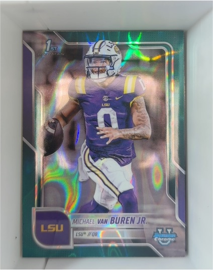 2025 Bowman University Chrome #53 Michael Van Buren Jr. — front