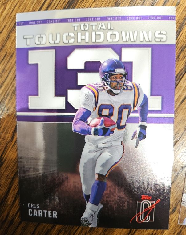 2024 Topps Signature Class Zone Out #ZO-7 Cris Carter — front