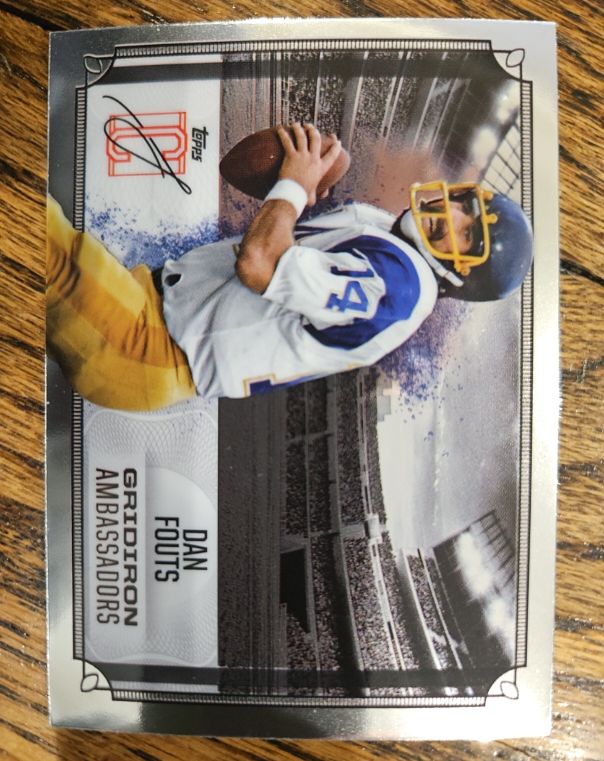 2024 Topps Signature Class #GA-22 Dan Fouts Gridiron Ambassadors — front