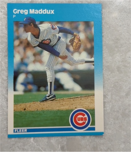 1987 Fleer Update #U-68 Greg Maddux — front