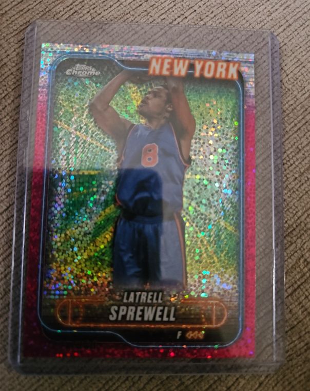 2024-25 Topps Chrome #4 Latrell Sprewell — front