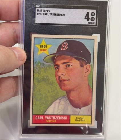 1961 Topps #287 Carl Yastrzemski — front