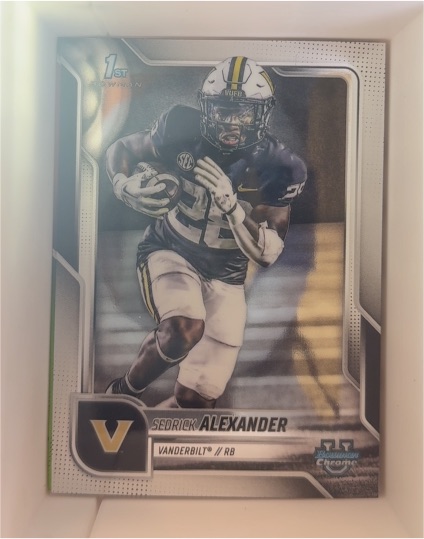 2025 Bowman Chrome University #14 Sedrick Alexander — front