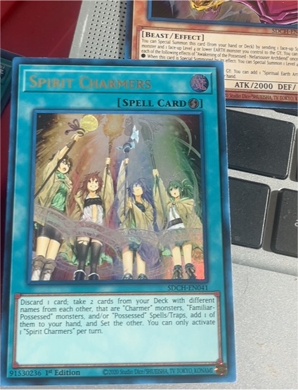 2020 Yu-Gi-Oh! SDCH-EN041 Spirit Charmers — front