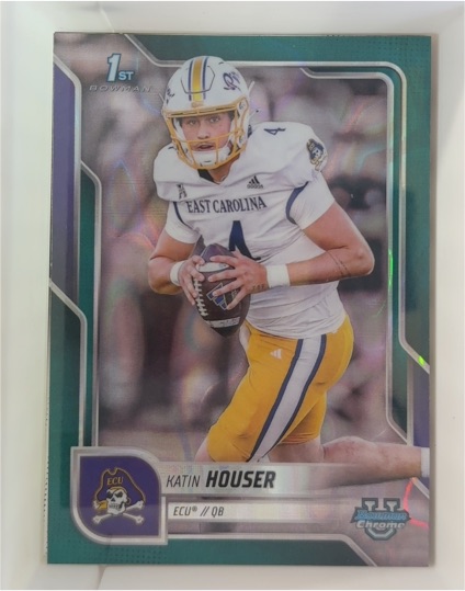 2025 Bowman University Chrome #161 Katin Houser — front