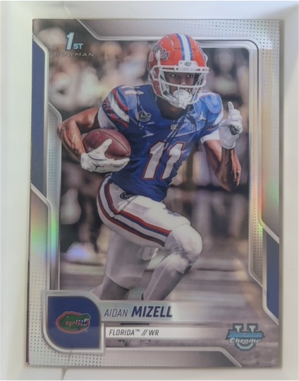2025 Bowman University Chrome #90 Aidan Mizell — front