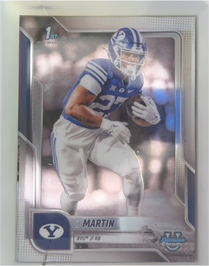 2025 Bowman University Chrome #108 LJ Martin — front