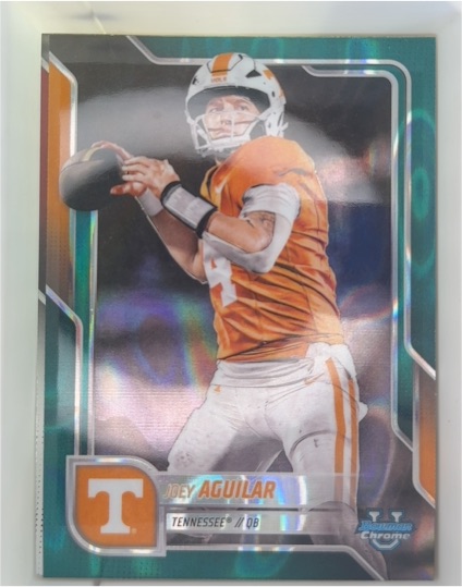 2025 Bowman Chrome University #192 Joey Aguilar — front