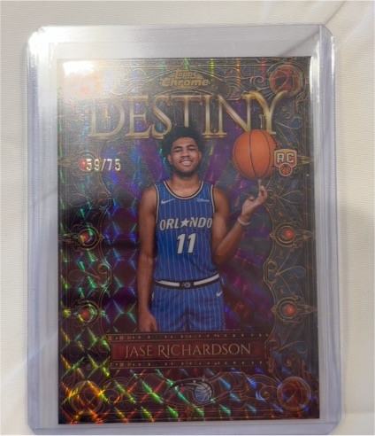 2025-26 Topps Chrome #D-21 Jase Richardson Destiny — front