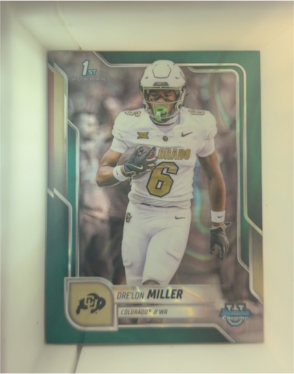 2025 Bowman University Chrome #103 Dre'Lon Miller — front