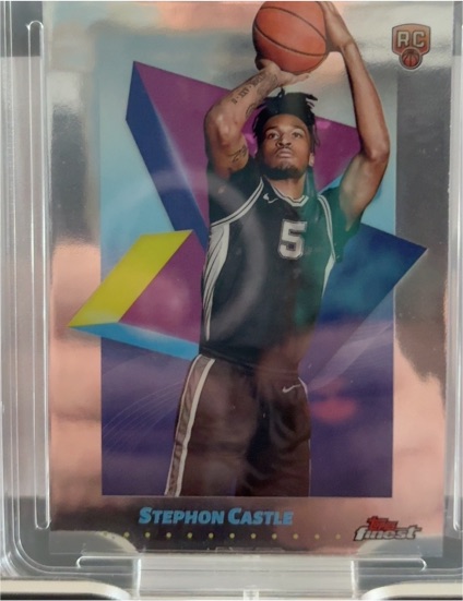 2024-25 Topps Finest #85 Stephon Castle — front