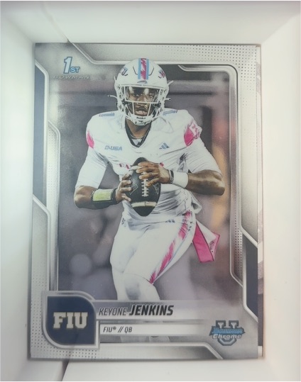 2025 Bowman Chrome University #162 Keyone Jenkins — front
