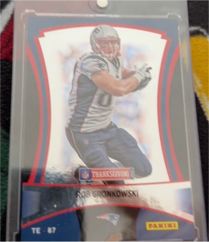 2012 Panini Black Friday #5 Rob Gronkowski Thanksgiving Classic Patriots — front