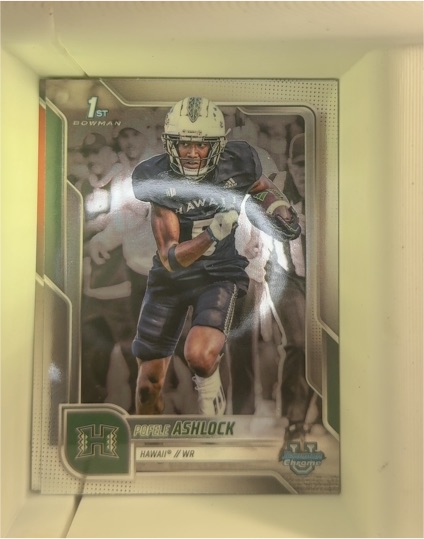 2025 Bowman Chrome University #15 Pofele Ashlock — front