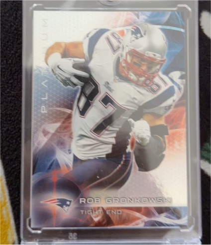 2015 Topps Platinum #34 Rob Gronkowski — front