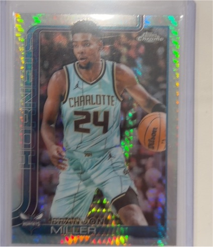 2025-26 Topps Chrome #89 Brandon Miller — front