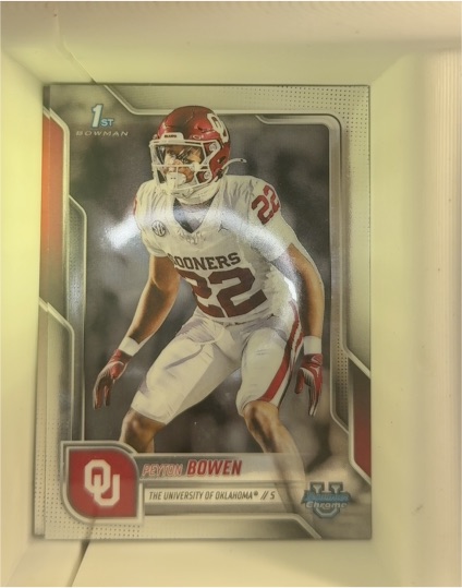 2025 Bowman University Chrome #111 Peyton Bowen — front