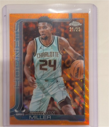 2025-26 Topps Chrome #89 Brandon Miller — front