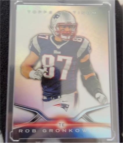 2014 Topps Platinum #20 Rob Gronkowski — front