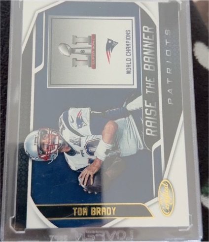 2019 Panini Certified Raise The Banner #Tom Brady — front
