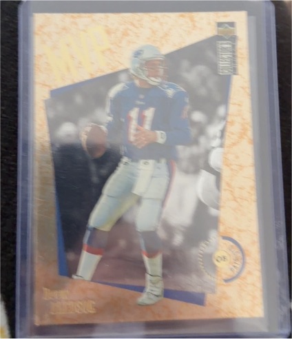 1996 Upper Deck Collector's Choice MVP #M29 Drew Bledsoe — front