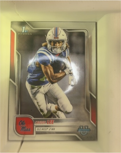 2025 Bowman University Chrome #50 Cayden Lee — front