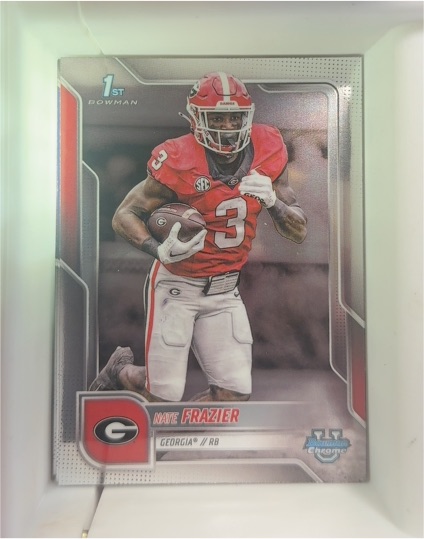 2025 Bowman Chrome University #80 Nate Frazier — front