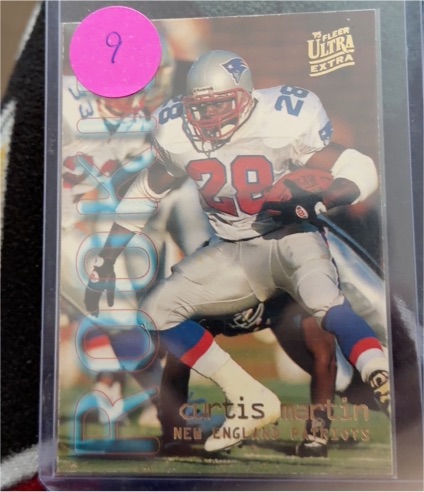 1995 Fleer Ultra Extra #447 Curtis Martin Rookie — front