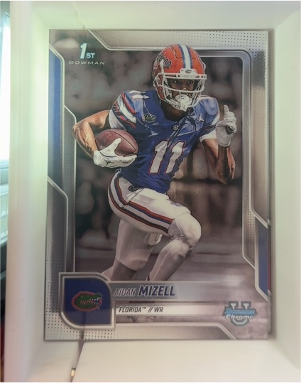 2025 Bowman Chrome University #90 Aidan Mizell — front