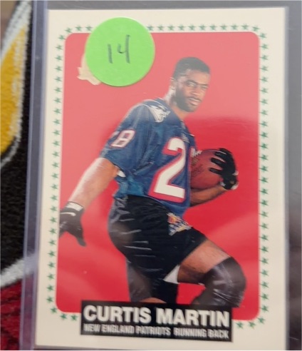 1993 Pacific #14 Curtis Martin — front