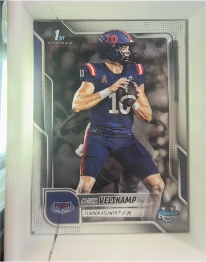 2025 Bowman University Chrome #41 Caden Veltkamp — front