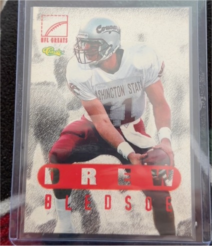 1996 Classic NFL Greats #78 Drew Bledsoe — front