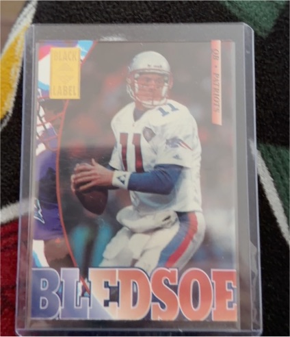 1995 Collector's Edge Black Label #129 Drew Bledsoe — front